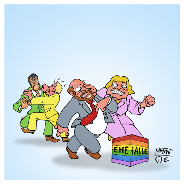 Ehe für alle CDU SPD FDP Grüne Homoehe Gleichheitsprinzip Grundgesetz