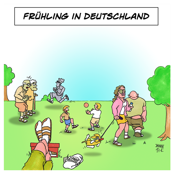 Frühling in Deutschland