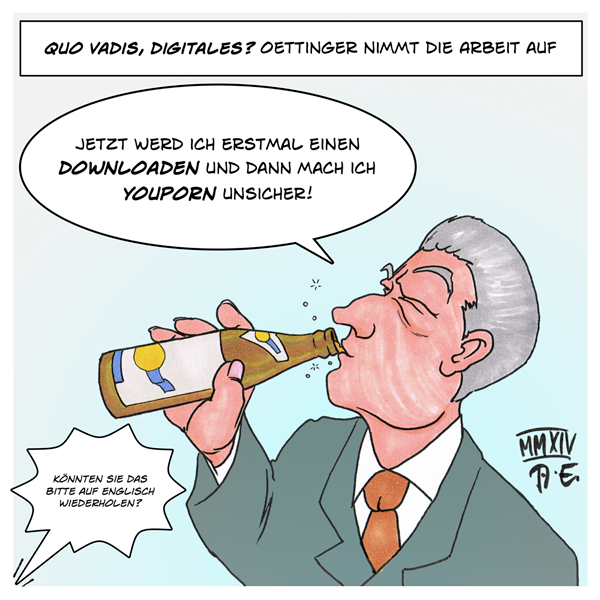 Oettinger nimmt die Arbeit auf