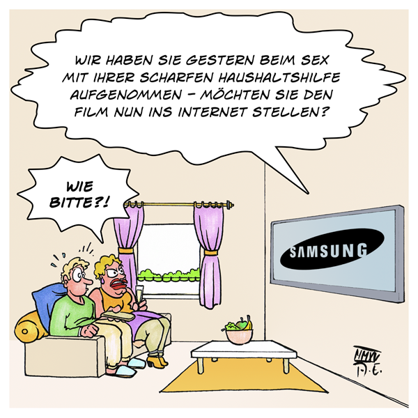 Samsung SmartTV SmartTechnology Wanze Wohnzimmer Alexa Siri Amazon