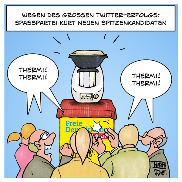 Christian Lindner FDP Social Media Twitter Meme Thermomix Themrilindner