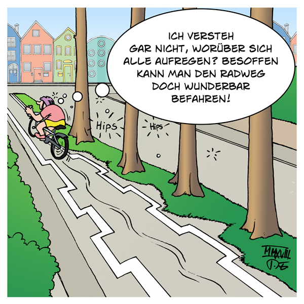 Radweg Berlin besoffen Jan Ullrich Til Schweiger Fahrrad Fahrradweg Markierung Streit öffentlich Promis RTL PR Sommerloch