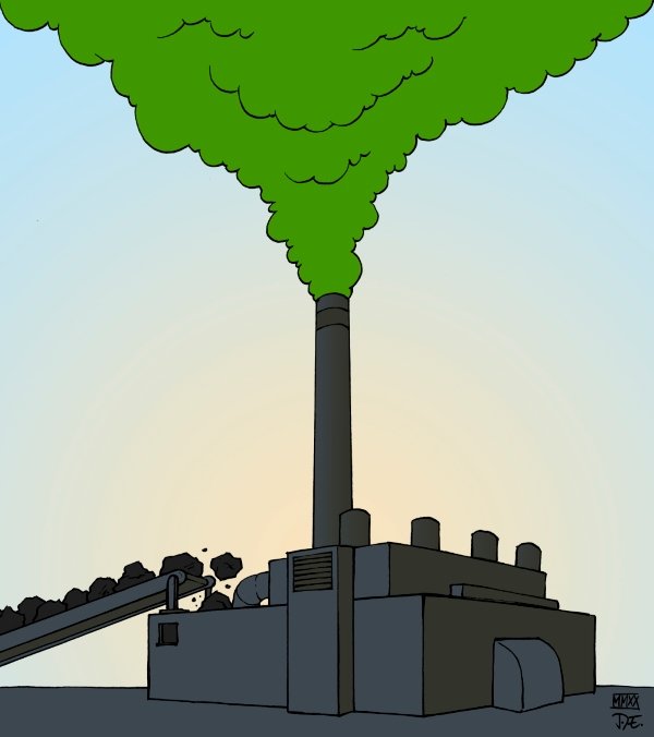 Greenwashing Kohlekraft
