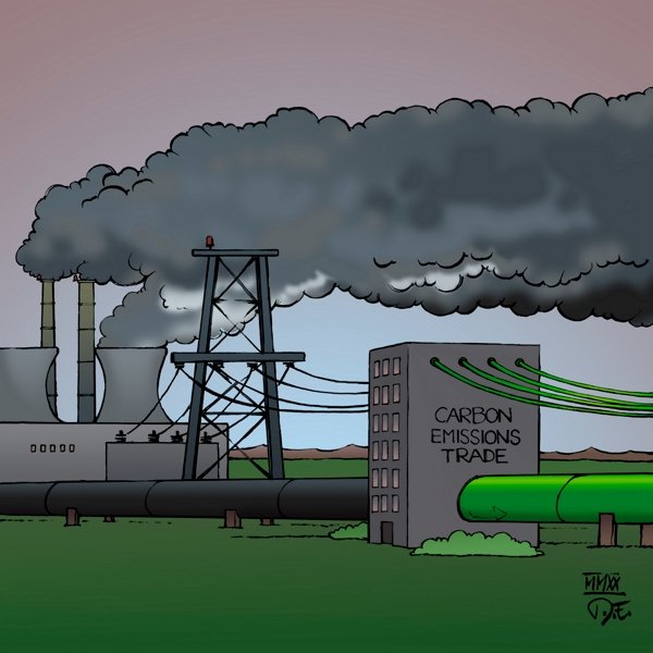 Greenwashing CO2 Emissionen Steuer Wirtschaft Energie Energieproduktion Carbon Emissions Tax Carbon Trade business economy energy production consumption 